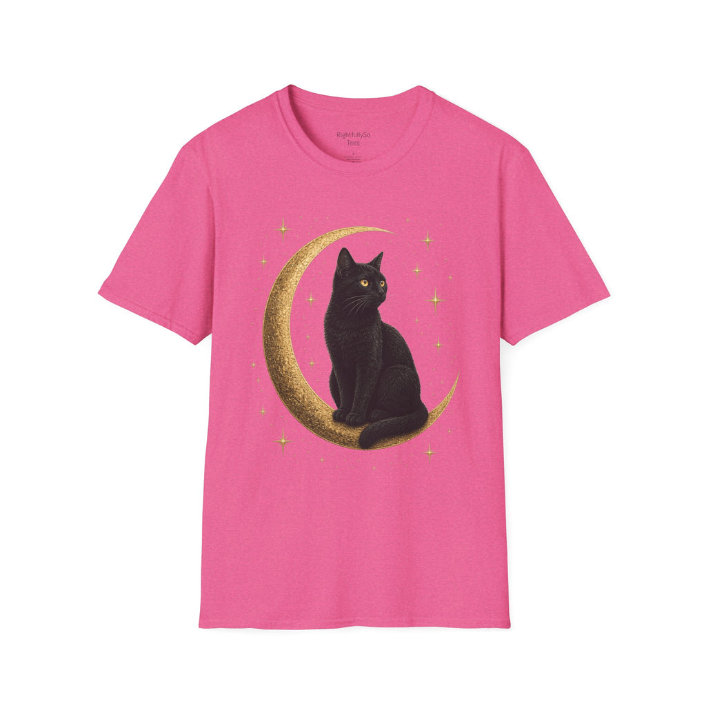 Cat Moon Tee mockup