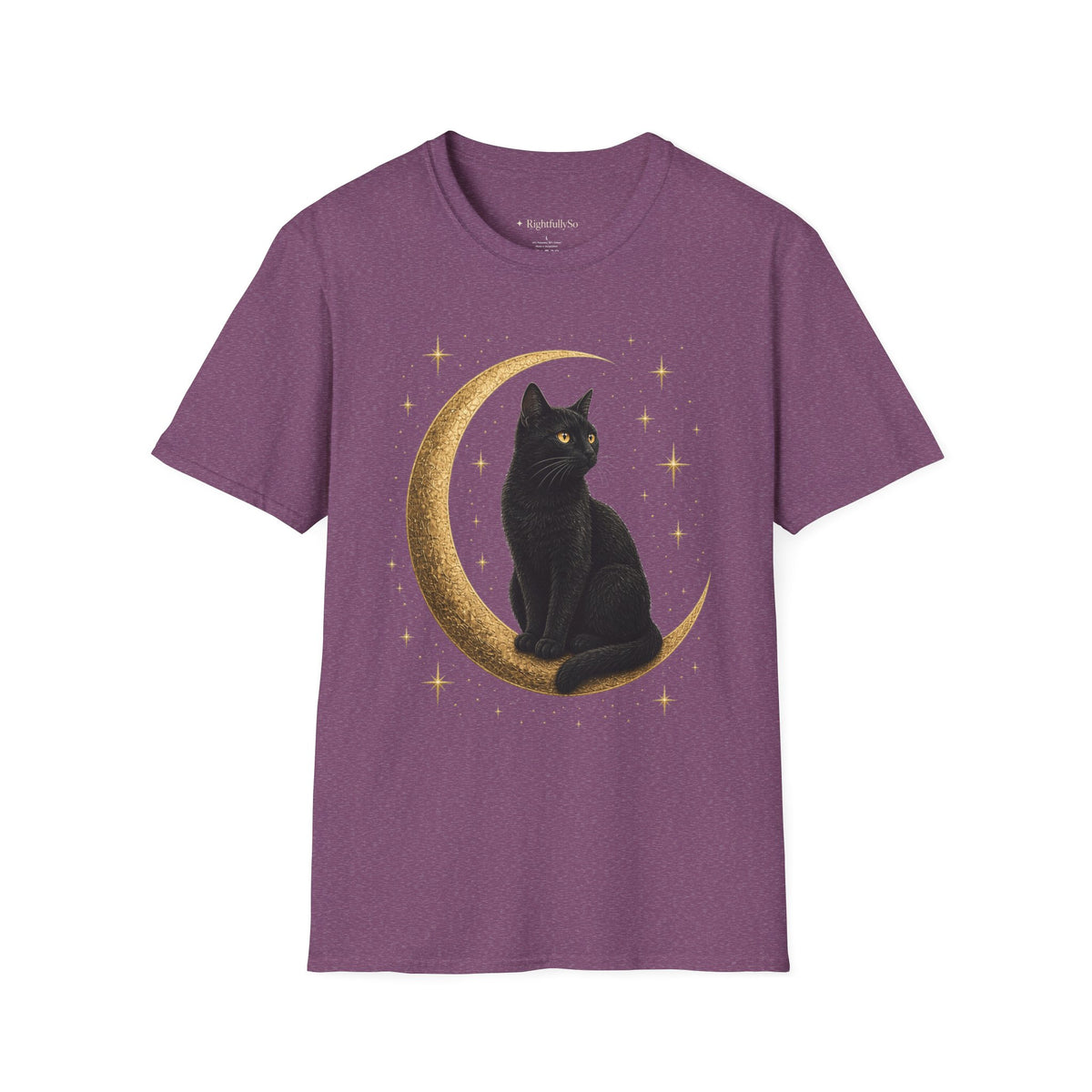 Cat Moon Tee mockup
