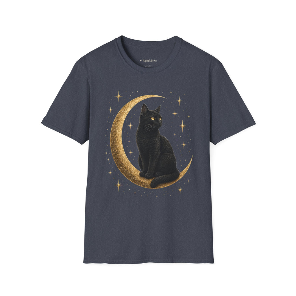 Cat Moon Tee mockup