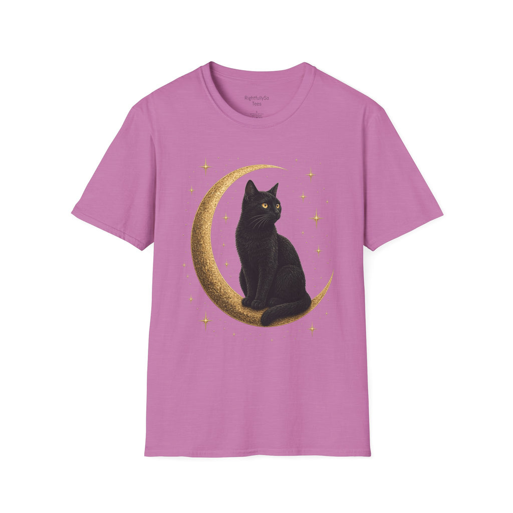 Cat Moon Tee mockup