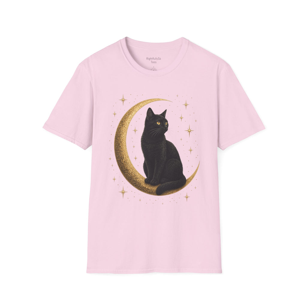 Cat Moon Tee mockup
