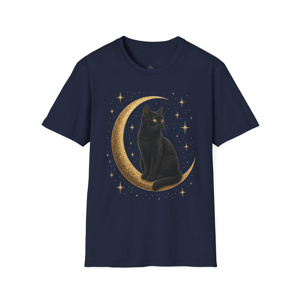 Cat Moon Tee mockup