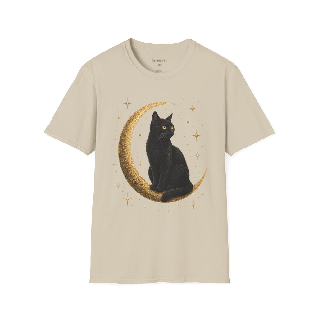 Cat Moon Tee mockup