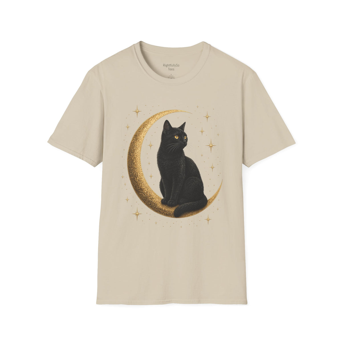 Cat Moon Tee mockup