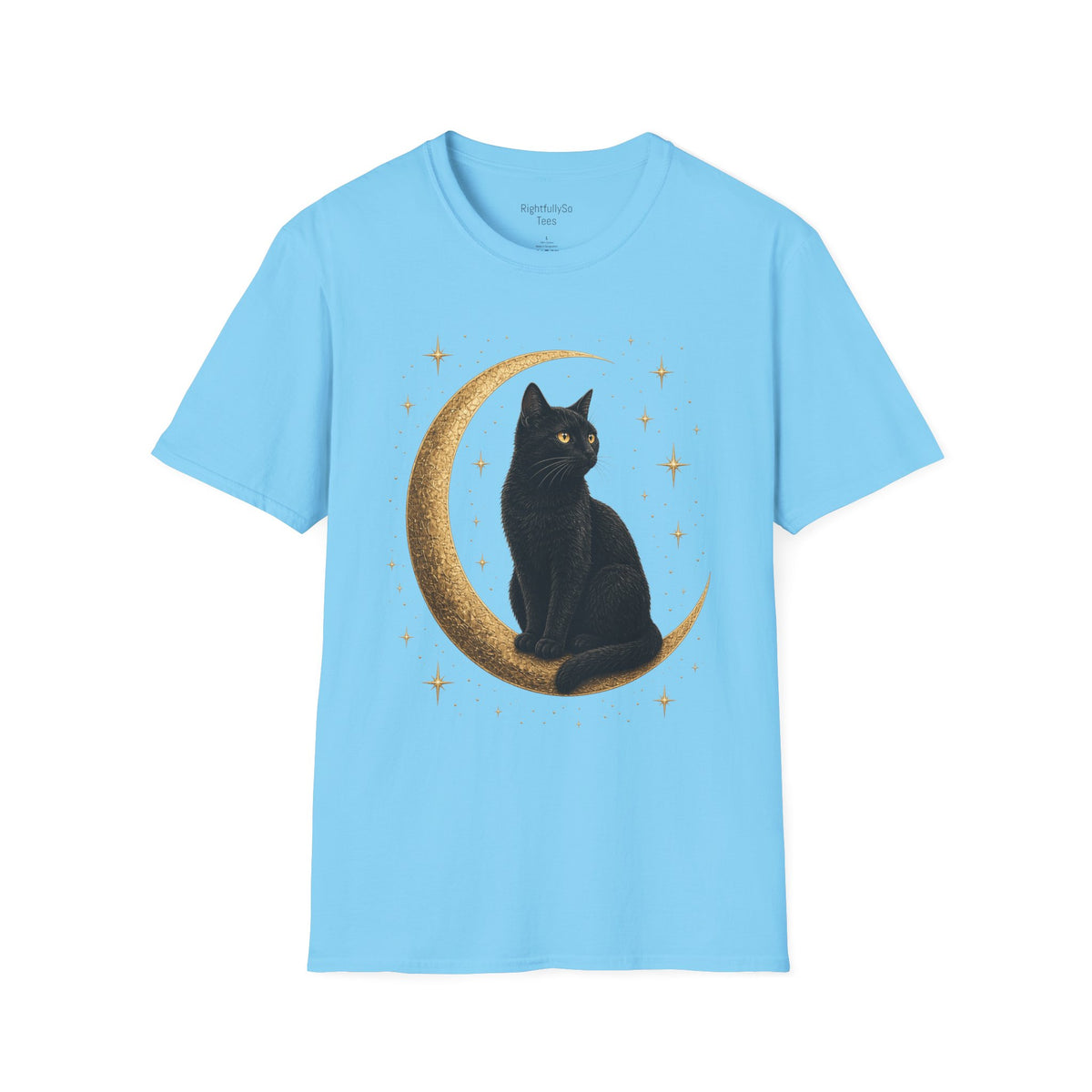 Cat Moon Tee mockup